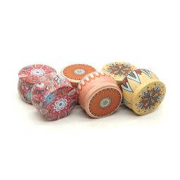9 pçs retro floral lata de lata com tampa presente jóias caixa de lata biscoito doces chá organizador de armazenamento velas artesanais que fazem recipiente - Image 4