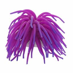 Simulação de aquário artificial, enfeite falso de silicone para tanque de peixes, plantas, aquário, minicasa do mar, ornamento de anemone - Image 3