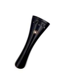 1 pçs de alta qualidade 5 cordas viola tailpiece indiano grau a ébano madeira, paris olho inlay viola peças acessórios acessórios - Image 6