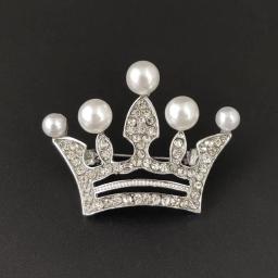 Diário do Visual-Broche Coroa Cristal para Mulher, Alfinete de Lapela, Fato Pina, Broches Colarinho Camisa, Acessórios Fashions, Nova Joia - Image 3
