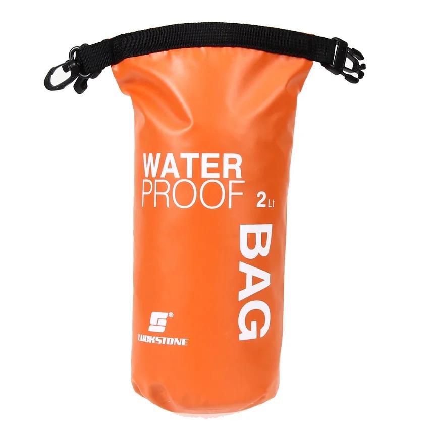 Mochila seca impermeável, bolsa ultraleve de pvc com 2/8/40/70l para acampamento, trilha e natação, para viagem - Image 1