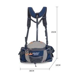 Mochila para atividades ao ar livre, esportiva, sacola de cintura, caminhadas, ciclismo, escalada, bicicleta, corrida, garrafa de água, à prova d'água, de nylon, pacote de montanha x627d - Image 6