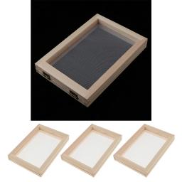 Kit de fabricação de papel para crianças e adultos, Molde de tela, Artesanato DIY, Artesanato, Reciclagem, Arte em papel, 3 pcs - Image 2