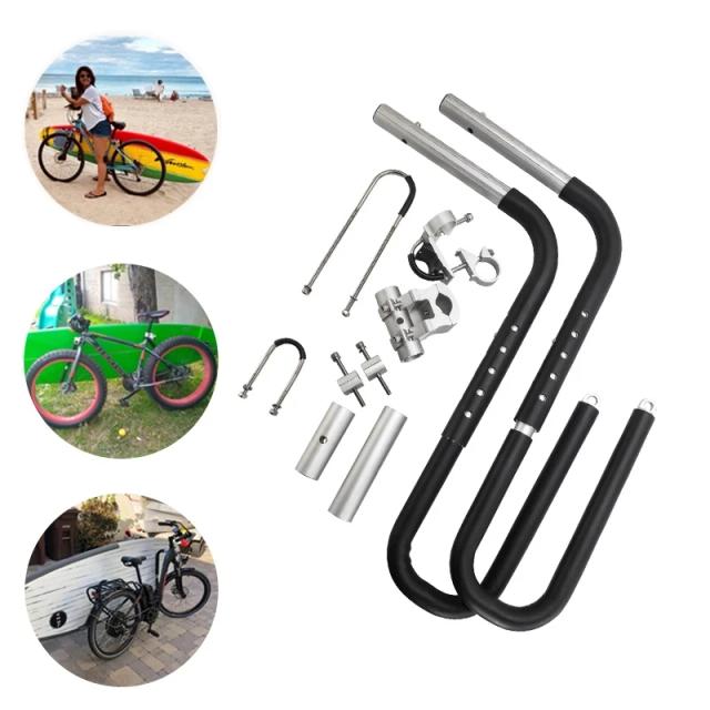Bicicleta Surf: Suporte Prático para Transportar Prancha de Wakeboard em Rack Lateral