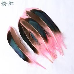 Penas naturais de pato selvagem, 4-6 polegadas/10-15cm de comprimento, acessórios decorativos de joias de faisão diy, 20 peças - Image 3