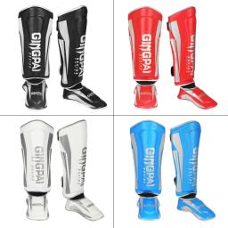 Caneleira de boxe muay thai adulto, equipamento de proteção para artes marciais mma kickboxing - Image 2