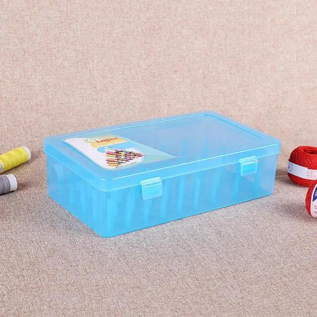 Caixa Organizador Transparente para Bobinas de Fio de Agulha e Acessórios de Costura