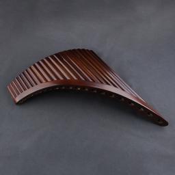 Flauta de Pan Marrom para Instrumento Musical, C Flauta Chave, De Pan Folk, Sopros, 22 tubos - Image 3