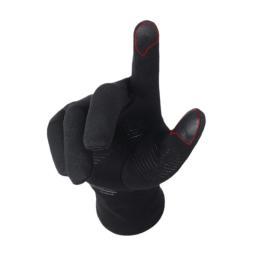 Inverno ao ar livre quente luvas de esqui à prova de vento touchscreen unisex bicicleta escalada esportes ao ar livre poliéster mãos protetor - Image 2