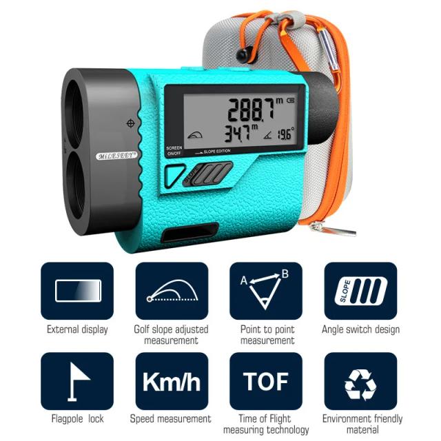Mileseey PF210/PF2E/PF240 Golf Laser Rangefinder 600m 6x Monocular