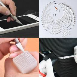 Artesanato Arte Faca De Corte, DIY Escultura Faca, Stencil Pontuação, Hobby Chiseling Modelo, Reparando Escultura, 1 5 9 Lâminas - Image 5