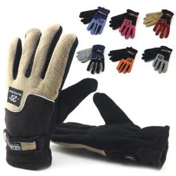 Luvas de caminhada de lã térmica para homens e mulheres, acessórios quentes, à prova de vento, impermeável, snowboard, esqui, inverno - Image 2