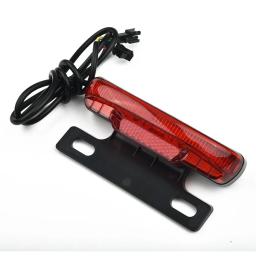 Luz traseira led impermeável para bicicleta, 36-60v, luz de segurança, acessórios de ciclismo noturno, durável - Image 2