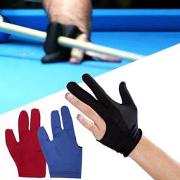Luvas de Bilhar Absorvente, Acessório para Piscina Esportiva, Mão Esquerda e Direita, 3 Cores, 3 Cores - Image 4