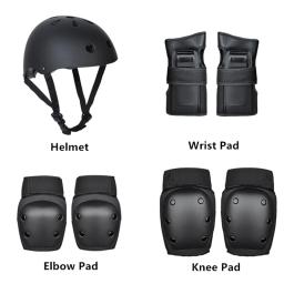 Protetor para cotovelo e pulso, infantil adulto, protetor para esportes ao ar livre, em linha, ciclismo, skateboard s m l 6 peças - Image 2