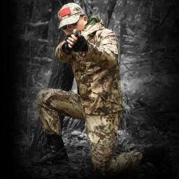 Espessura do inverno g8 tático fãs do exército roupas de caça masculino feminino jaqueta trekking ao ar livre calças conjunto blusão à prova dwaterproof água - Image 3