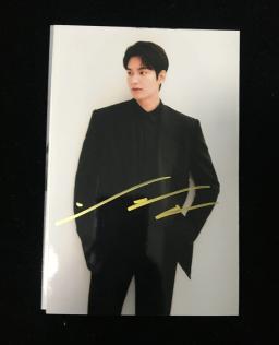 Lee minho autografado foto assinada imagem K-POP 4*6 presentes coleção 062021 - Image 4
