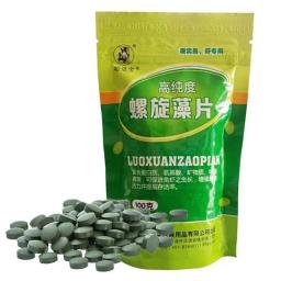 Spirulina Alimento Saudável para Animais, Plantas Naturais, Comprimidos de Algas, Peixe-Gato, Peixes Ornamentais, Ração, 100g - Image 1