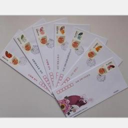 Selos coleção palavra selo, coleção porte postal, dias temáticos, China, 7pcs - Image 2