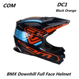 Capacete de mountain bike com dc1 ajustável, rosto inteiro, mtb, corrida, downhill, bmx, viseira estilo moto, removível, lavável - Image 4