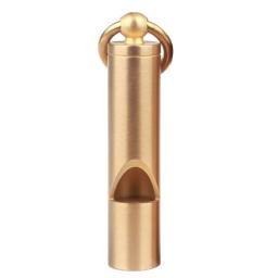 Apito para treinamento de aves papagaio, apito sonoro de reflexão, apito de emergência de bronze para treinamento de pássaros - Image 2
