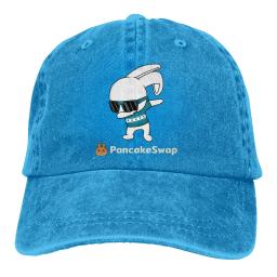 Boné de verão viseira de sol estacas hip hop bonés pancakeswap bolo crypto mineiros cowboy chapéu de pico chapéus - Image 4