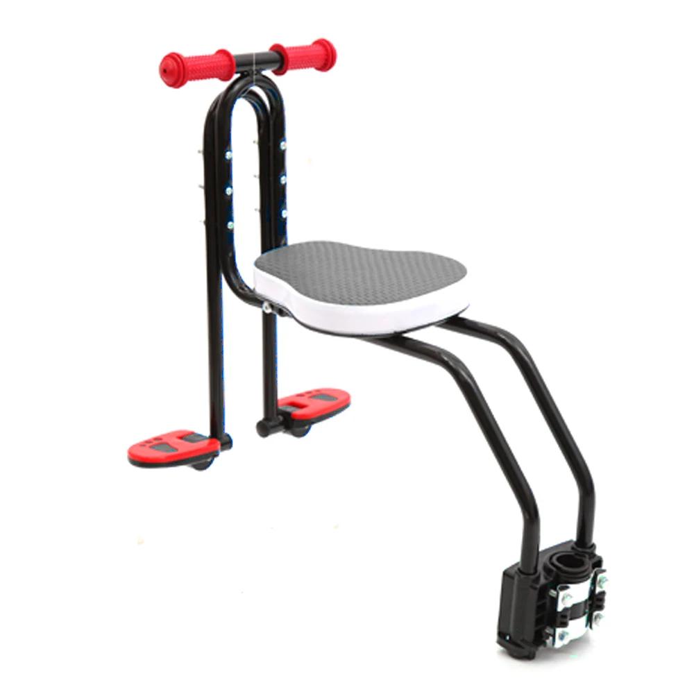 Assento de segurança infantil para bicicleta, selim frontal para bebês com pedais de pé, suporte para descanso traseiro para bicicleta de estrada mtb, acessórios - Image 1