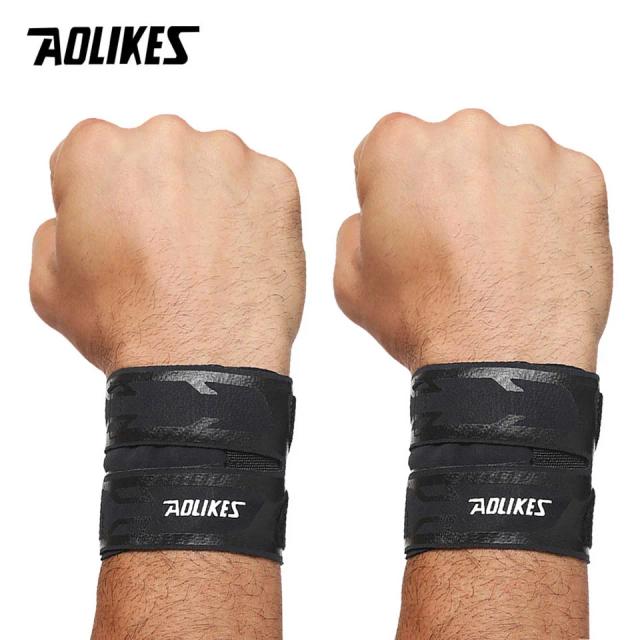 Faixa de Compressão Aolikes para Pulso - Suporte Esportivo Ideal para Fitness, Levantamento de Peso, Basquete e Tênis com Alívio da Dor no Pulso