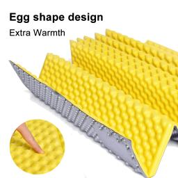 Widesea-Portátil Camping Mat, Dormir Pad, Piquenique Espuma Cama, Colchão, Impermeável, Moistureproof, Viagem, Equipamento Trekking, Cobertor - Image 3