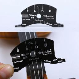 (Violino/viola/violoncelo) ponte ferramenta de modelagem da corda porca espaçamento marcador & arco re-hair gauge - Image 2