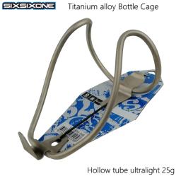 Gaiola De Garrafa De Bicicleta De Titânio Ultraleve, Suporte De Gage, Acessórios De Bicicleta De Estrada, MTB, 25g - Image 1