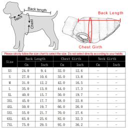 Casaco impermeável espesso para cães, Roupas leves para cães de inverno, Cães pequenos médios e grandes, Casaco Chihuahua, Macacão Bulldog Francês - Image 6