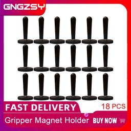 18 pçs adesivo do carro filme ímã titular vinil envoltório sinal fazendo artesanato papel de parede instalar pinça fixação magnética diy otário 18a12 - Image 1