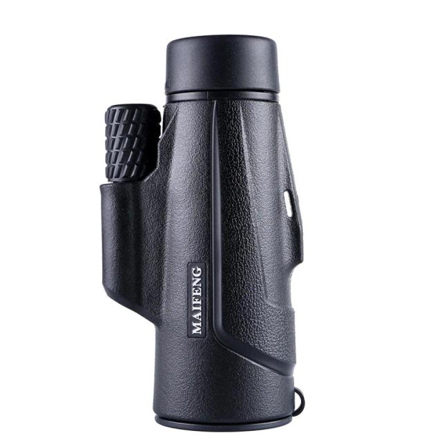 Telescópio Maifeng 10x42: Monocular Portátil com Clipe para Celular e Vidro Óptico Profissional para Caça