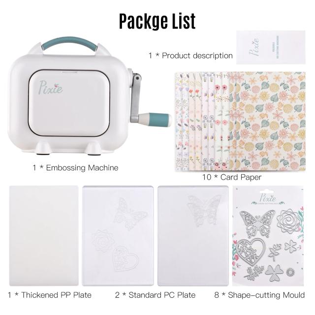 Máquina Portátil de Corte e Empréstimo: Ideal para Artesanato em Papel, Scrapbooking e DIY