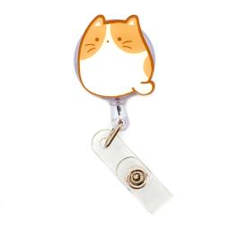 Adoráveis clipes de cartão de identificação acrílicos retráteis, gatos, adoráveis, enfermeira, médico, estudante, exposição, id, crachá, suporte, papelaria - Image 6