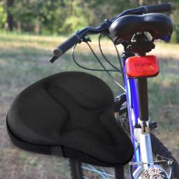 Capa de gel para assento de bicicleta de exercício, peças de design ergonômico para grande, larga, ciclismo, acessórios de equitação - Image 2