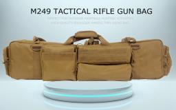 36 "saco de rifle caça m249 tático duplo carabina acolchoado armas caso para paintball - Image 3