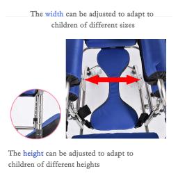 Equipamento de Reabilitação para Crianças, 6 Rodas de Freio Unversal, Suporte para Caminhada, Ajuda Crianças com Deficiência, Treinamento Hemiplegia, Walker Aid - Image 4