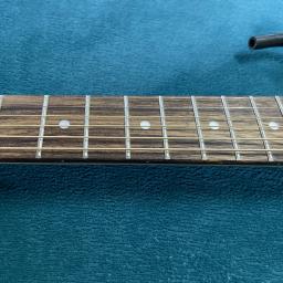 Portátil folheado guitarra prática pescoço guitarra elétrica acord fingering instrutor mudo guitarra para iniciante viagem guitarra - Image 4