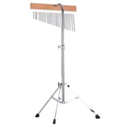 Carrilhão de mesa com suporte de madeira, instrumento de percussão musical, 20 barras, fileira única, criança e adulto, 25 tons - Image 5