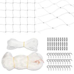 Rede de segurança de malha transparente para varanda e janela, Bebê e criança cerca, Cat Protective Fence, Nylon - Image 2