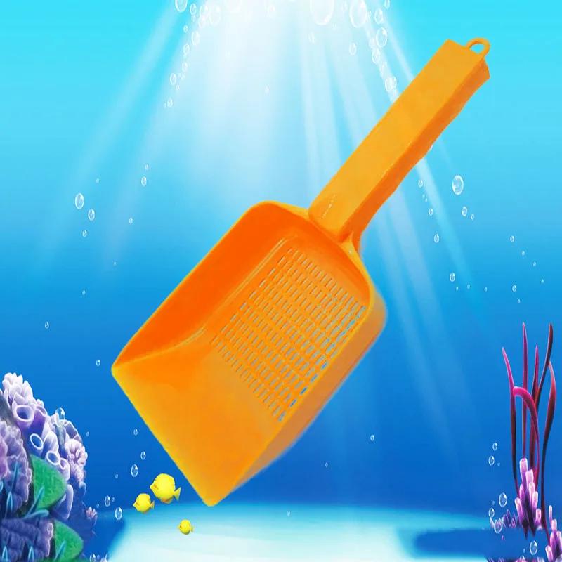 Concha de limpeza para aquário, limpador de areia para tanque de peixes e cascalho, pá raspadora para limpeza de areia inferior, acessórios de ferramentas de aquário - Image 1