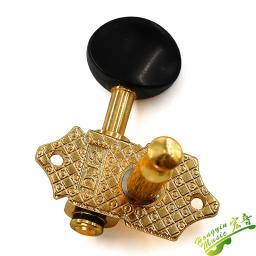 Golden Tuning Pegs para Ukulele, Cordas de Botão, Afinadores Cabeça Acessórios, Alta Qualidade, Taiwan, 2L2R, 1 Conjunto, 4 Parafusos - Image 6