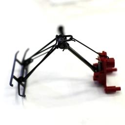 Liga braço pantógrafo modelo trem arco, tração elétrica antena parte, layout ferroviário, HO 1:87 escala - Image 5