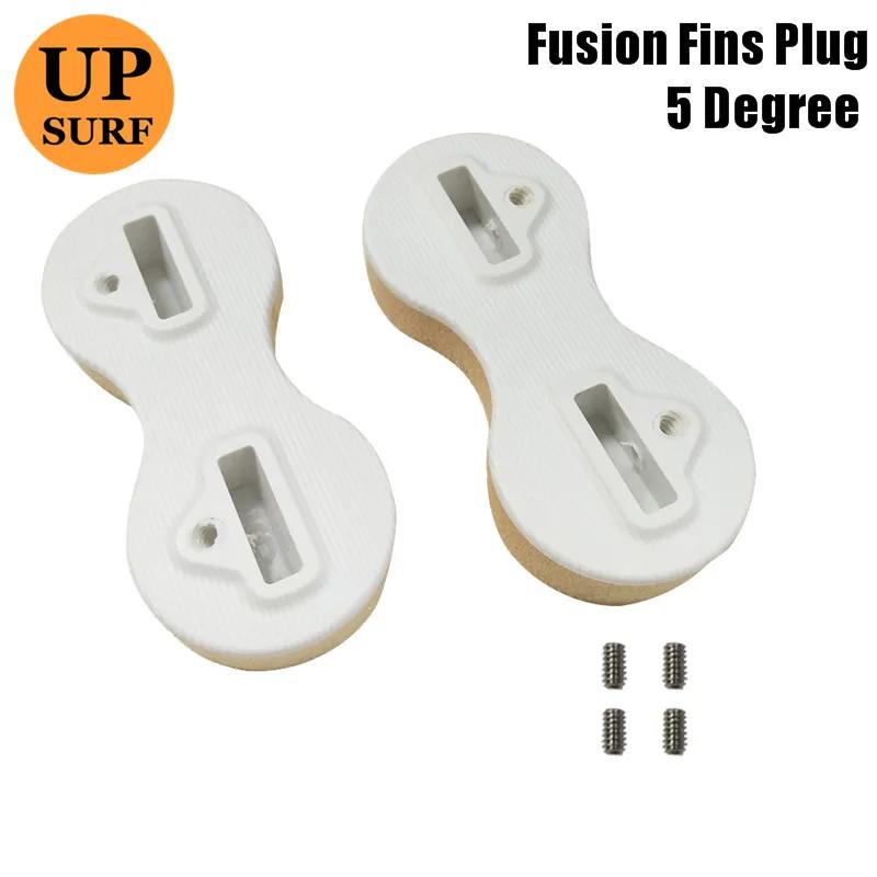 Conjunto de quilhas para prancha de surfe, barbatanas de plástico fusionado, 5/9 graus, caixa de barbatana de surf, frete grátis - Image 1