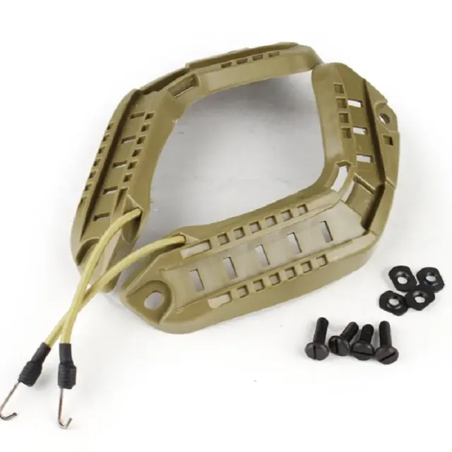 Adaptador Militar de Montagem Rápida para Capacete com Trilho - Acessório Tático para Tiro