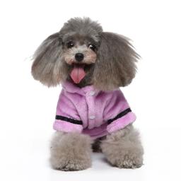 Toalha de banho super absorvente toalha de banho para animais de estimação pijamas vestuário para cães médios pequenos - Image 3