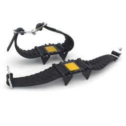 4 stude nova garra de gelo universal segurança ao ar livre anti-skid neve escalada no gelo sapato picos apertos crampons chuteiras overshoes tração - Image 5