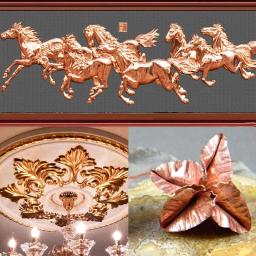 300 unidades/pacote folha de folha de ouro imitação folhas cobre folha alumínio 3 cores para arte artesanato costura prego crafting decoração teto - Image 5